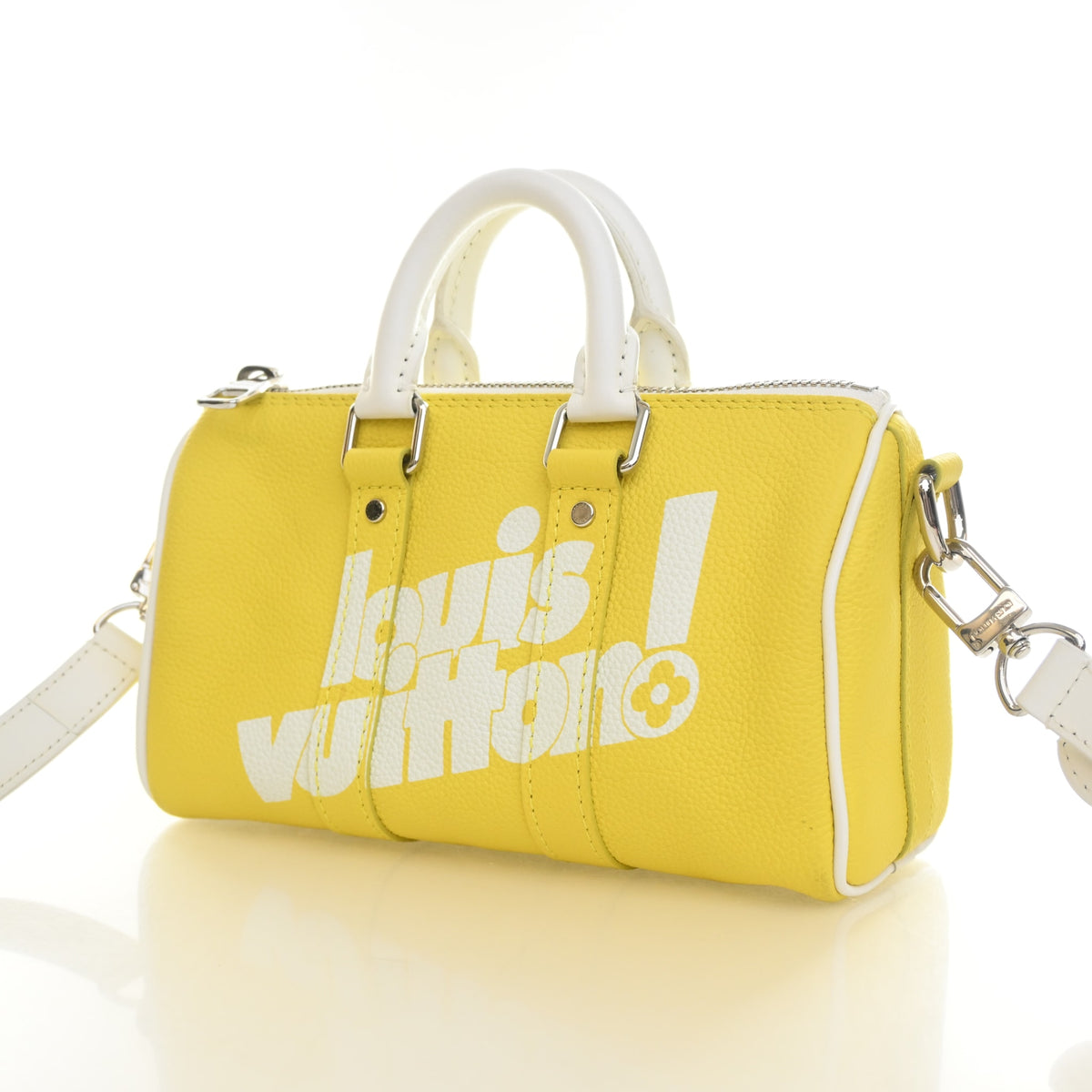 Pre-Owned Louis Vuitton XS Calfskin Everyday LV Keepall Bandouliere, three-quarter view
