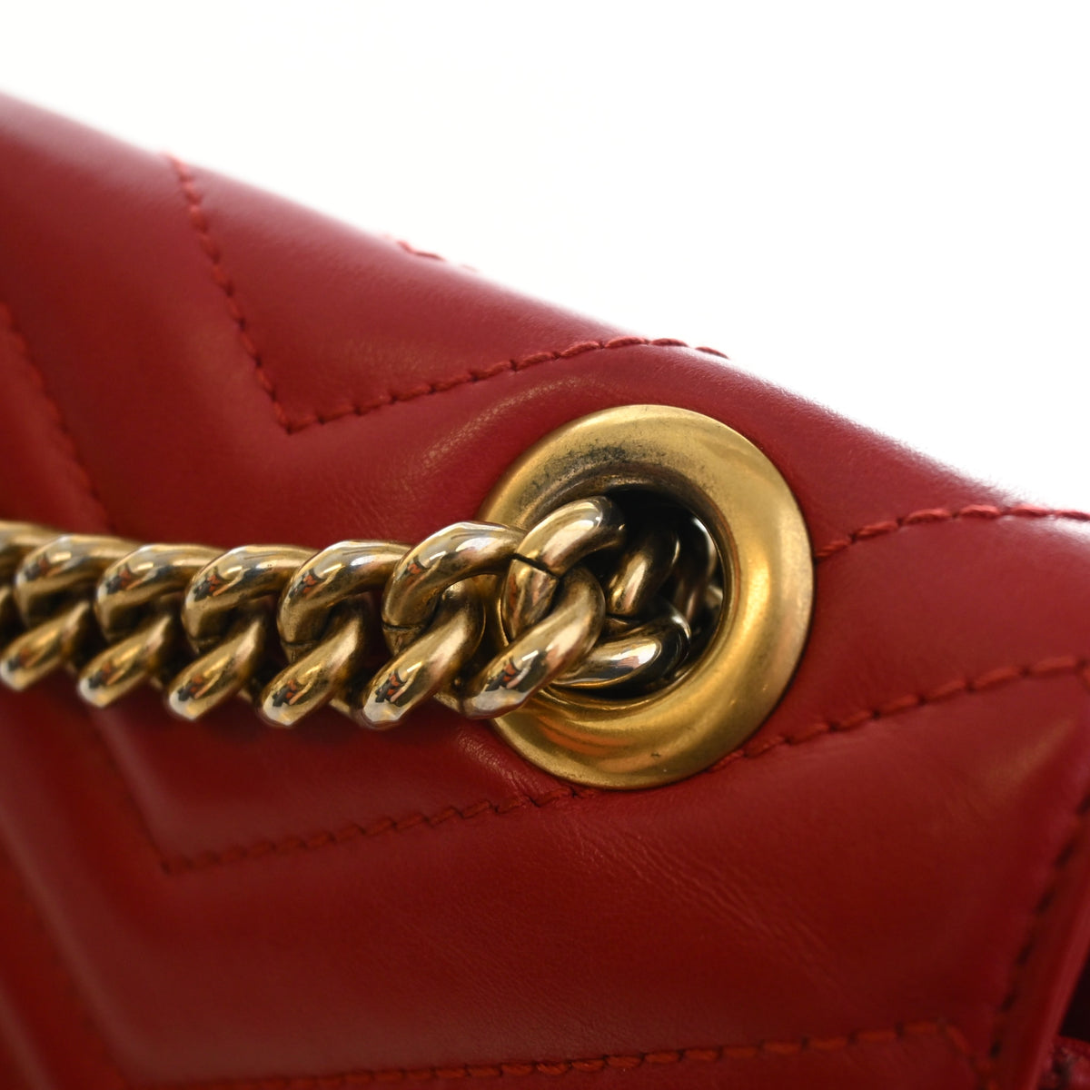 Gucci Small Calfskin Marmont Flap Bag, photo 14 of 14