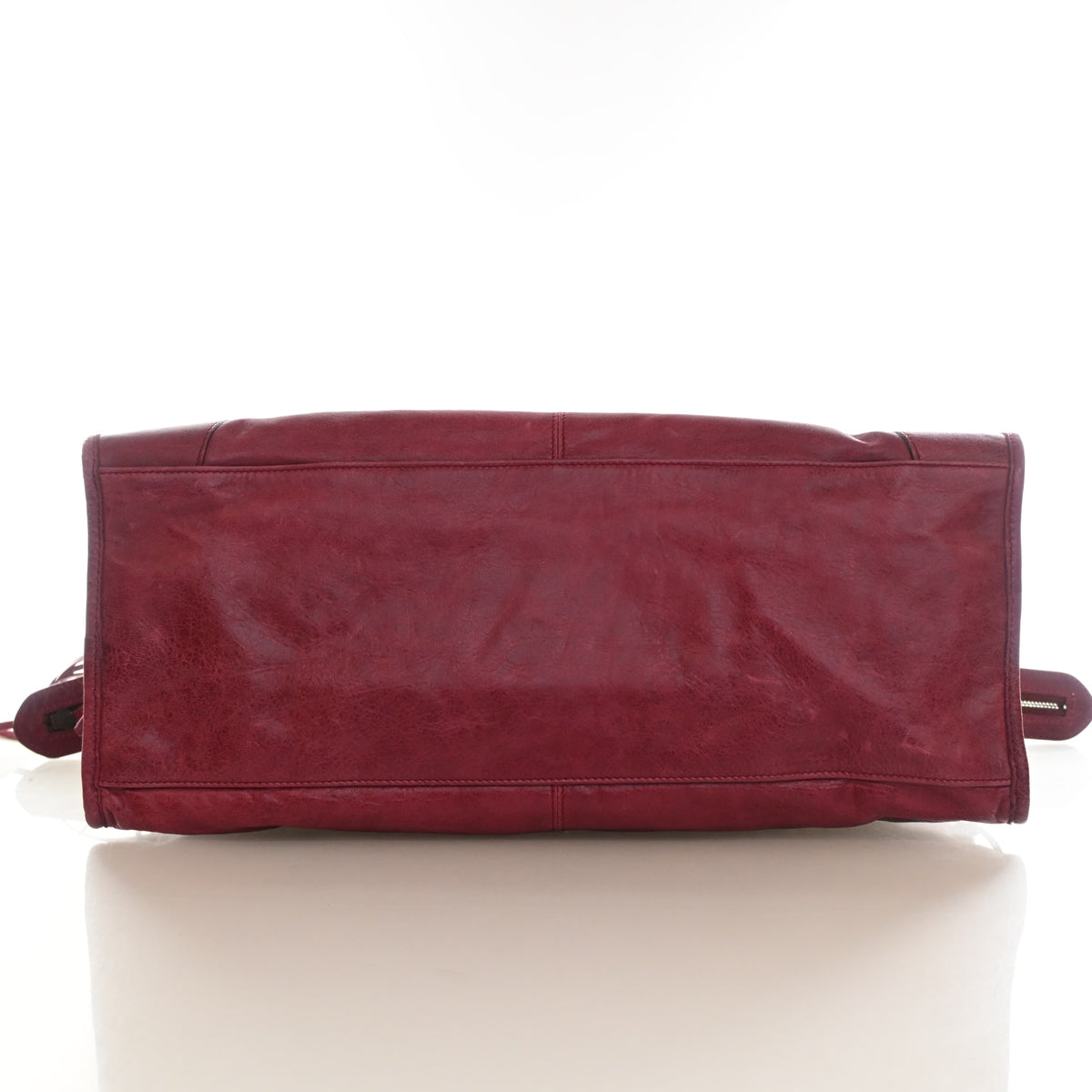 Pre-Owned Balenciaga Agneau Classic City Bag, base and feet view, photo 8 of 13
