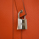 Hermes Orange Clemence Pico...