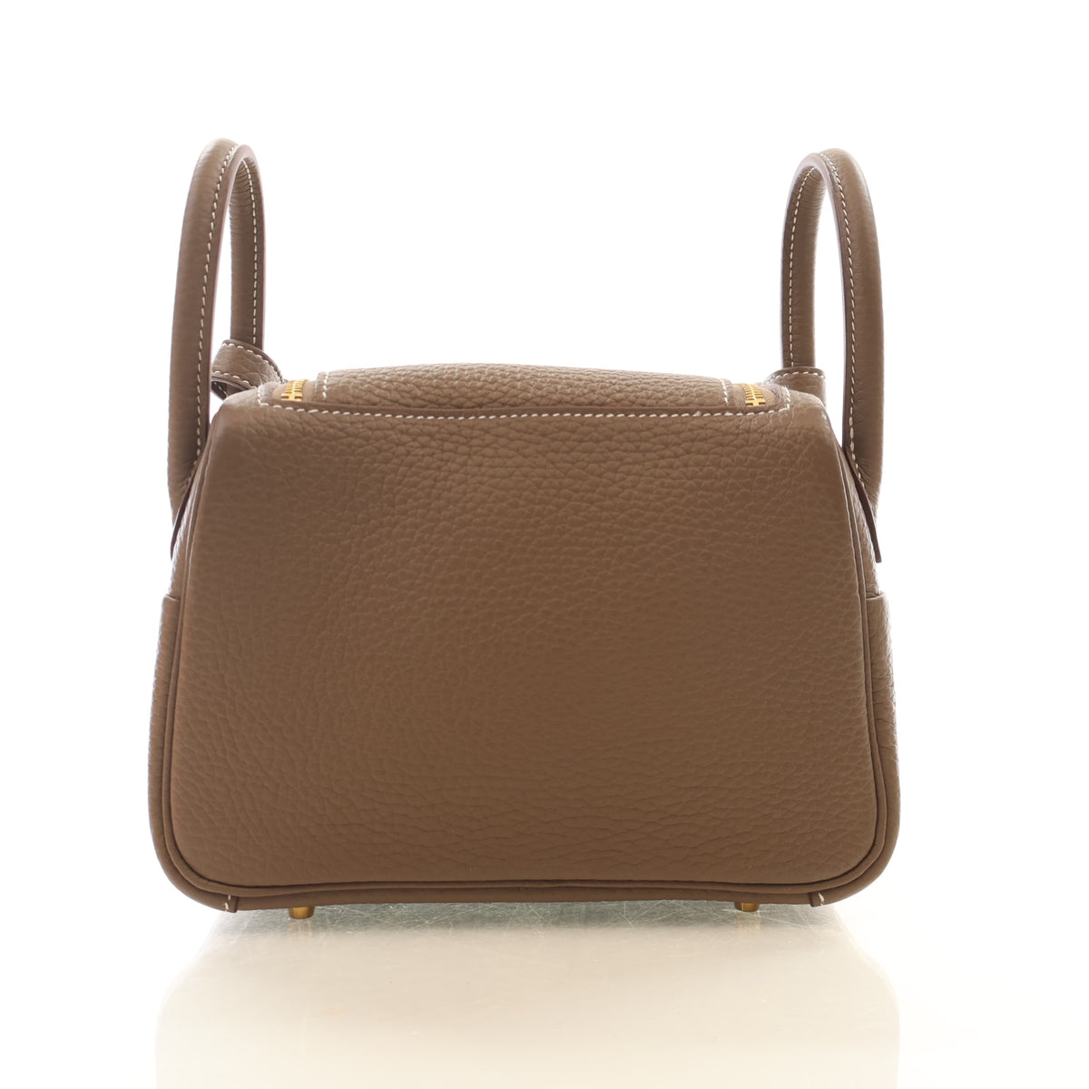 Hermes Etoupe Clemence Mini Lindy 20, photo 11 of 15