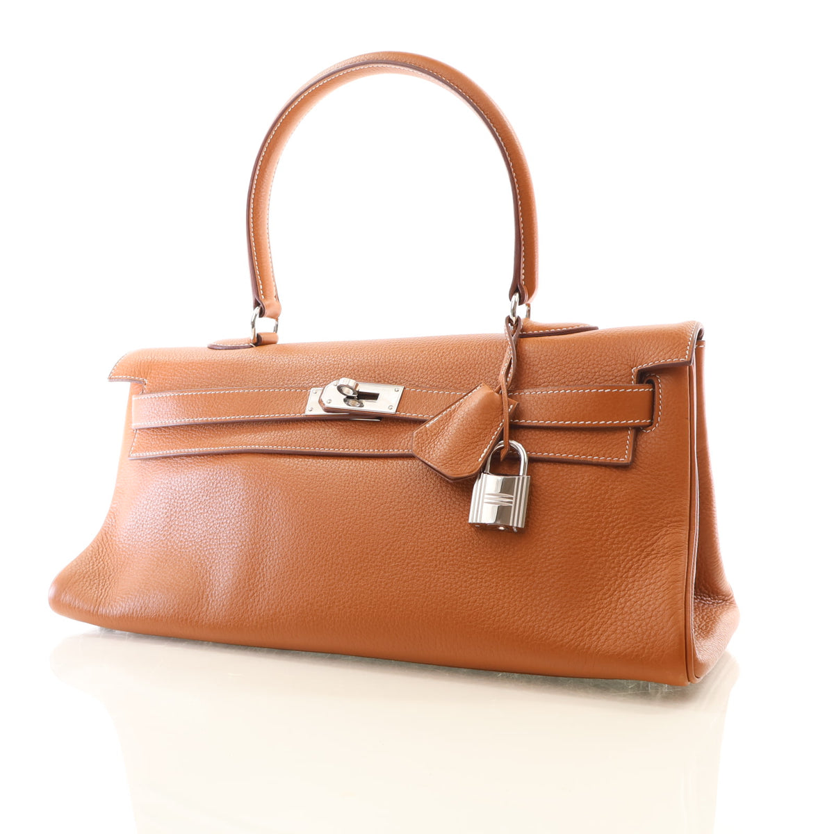 Hermes Gold Clemence JPG Shoulder Kelly 42, photo 3 of 17