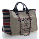 Chanel Large Canvas Striped...