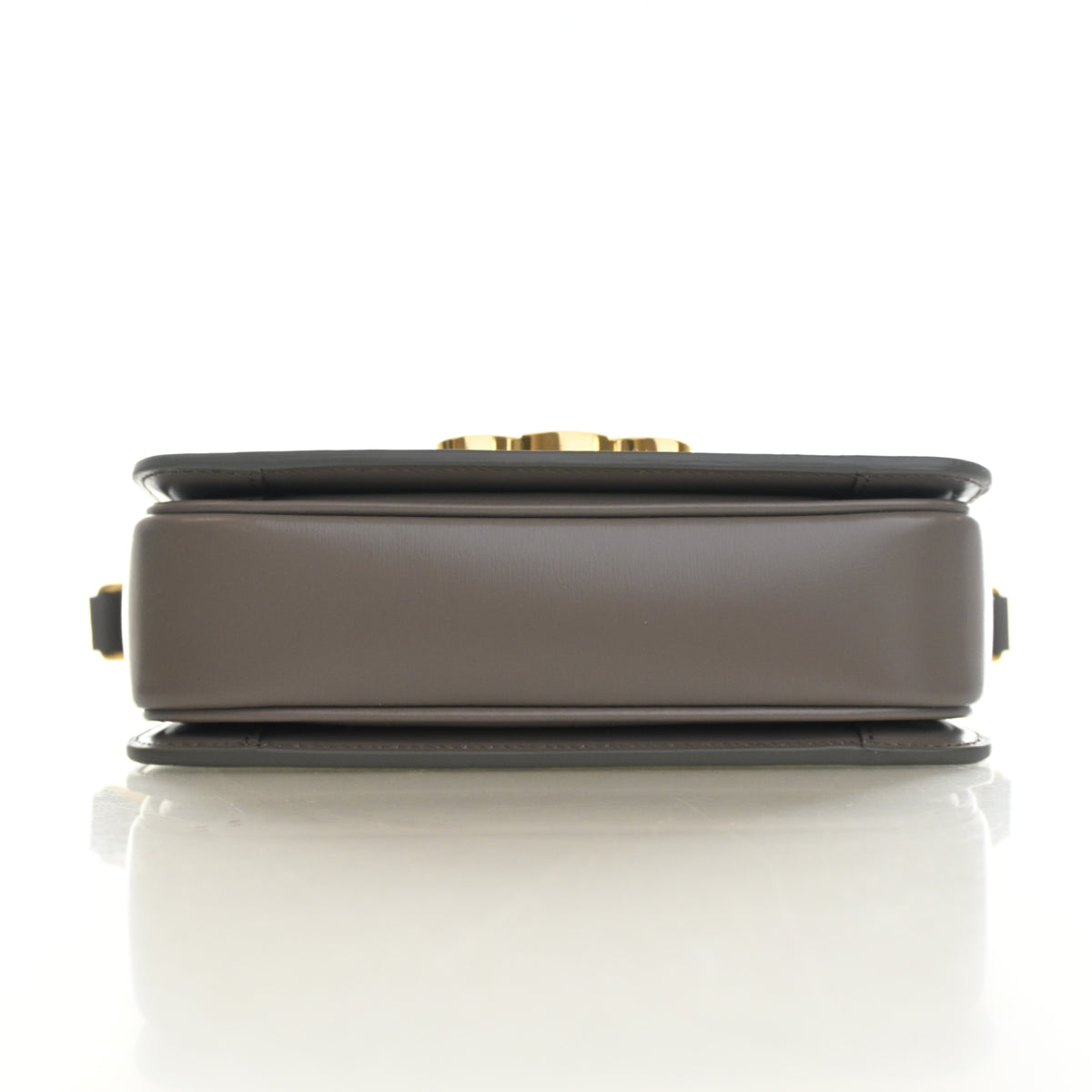 Pre-Owned Celine Flap Bag Teen Calfskin Triomphe, side profile, photo 8 of 13