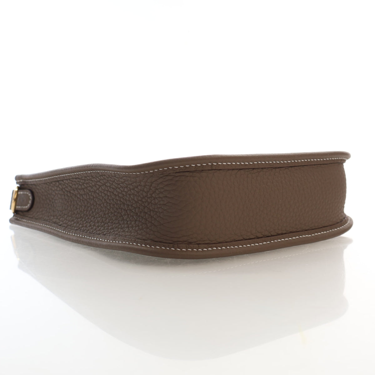 Pre-Owned Hermès Evelyne TPM Etoupe Clemence Leather 16, side view