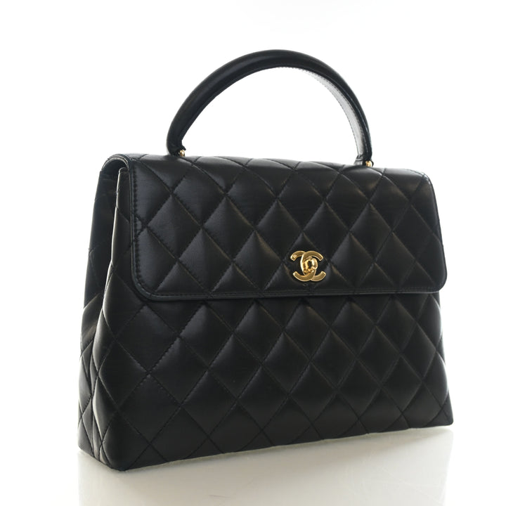 Chanel Vintage Lambskin Kelly Top Handle