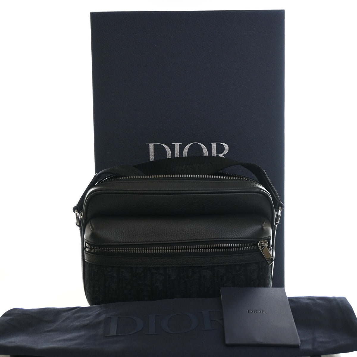 Christian Dior Calfskin Rider Zipped Messenger Bag, photo 12 of 12