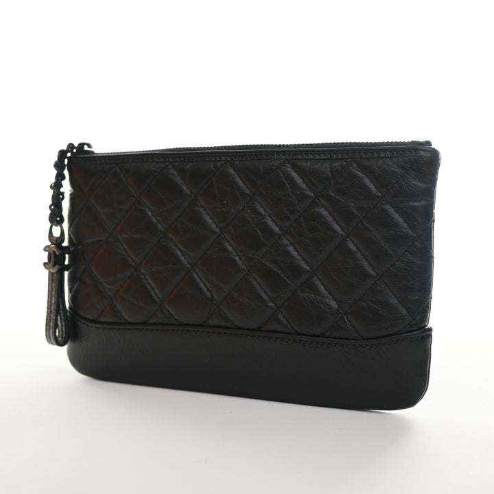 Chanel Aged Calfskin Gabrielle Pouch