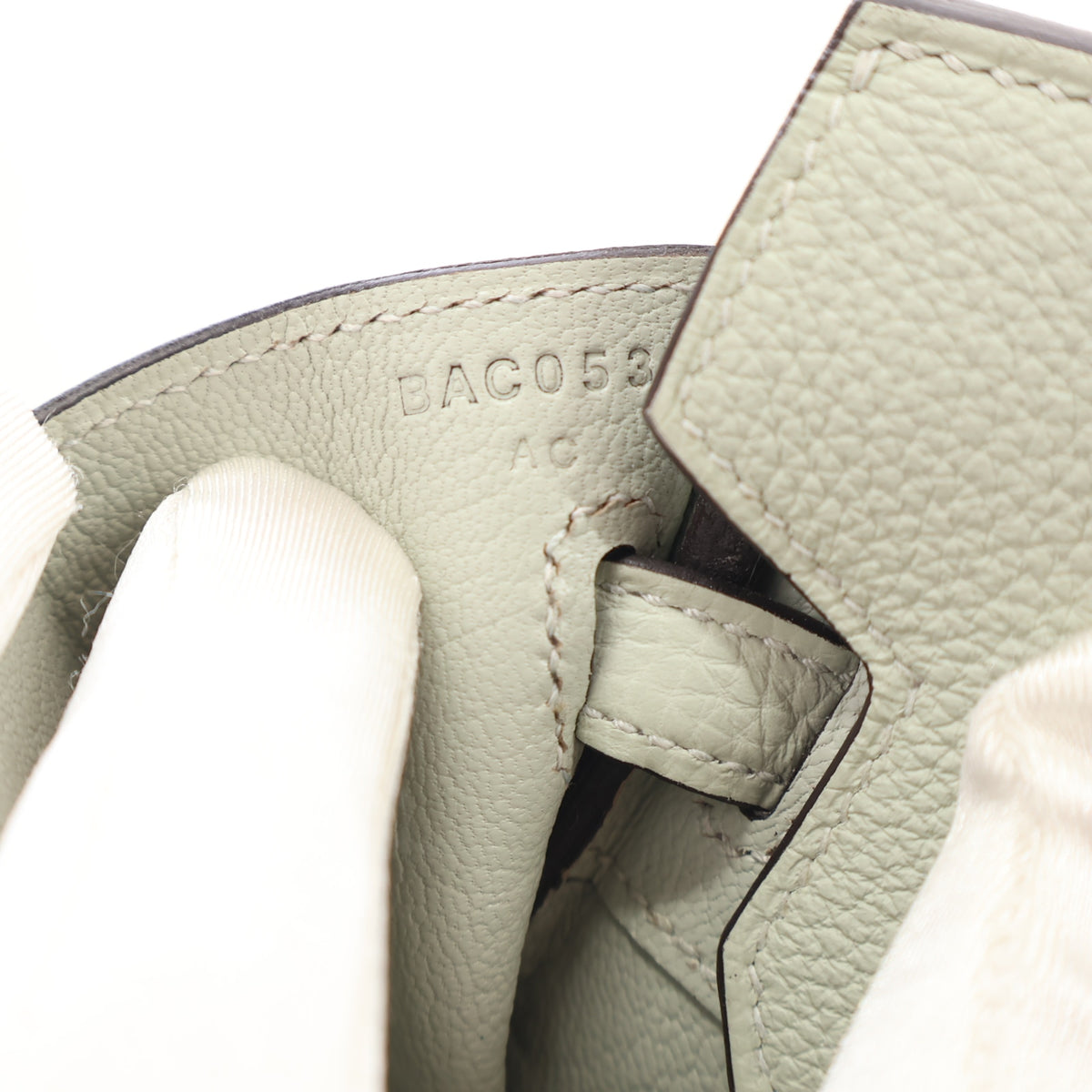 Hermes Gris Neve Togo Birkin 25, photo 14 of 16