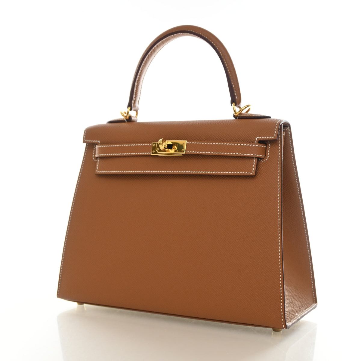 Hermes Gold Epsom Sellier Kelly 25, photo 3 of 14