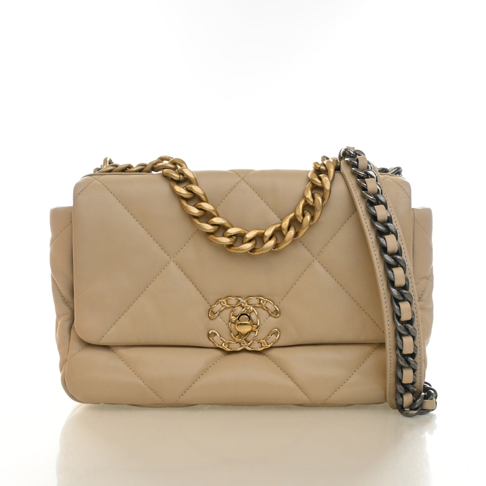 Chanel Medium Calfskin 19 Flap Bag