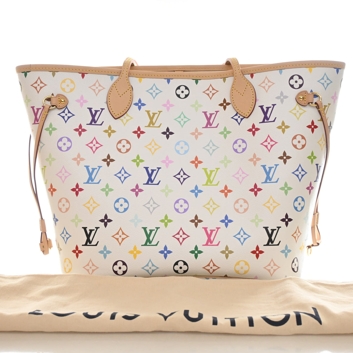 Louis Vuitton x Takashi Murakami Multicolor Monogram Neverfull MM, photo 17 of 17