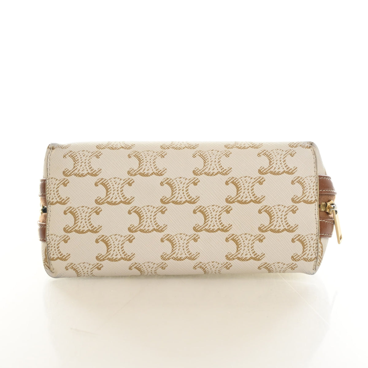 Celine Mini Triomphe Canvas Clutch On Chain, photo 8 of 19