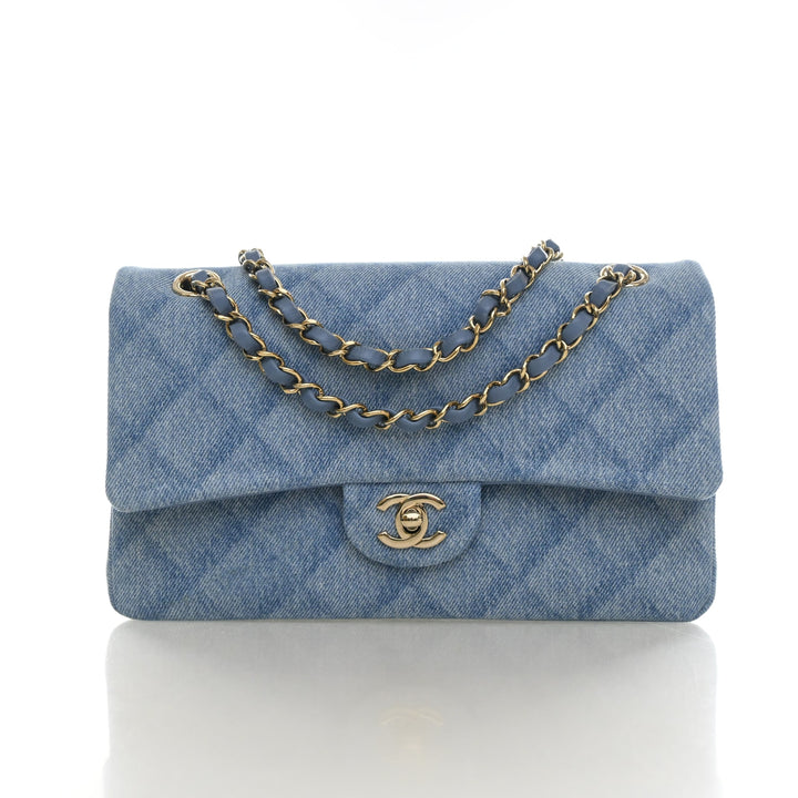 Chanel Medium Denim Classic Double Flap Bag