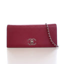 Chanel Lambskin Clutch On Chain