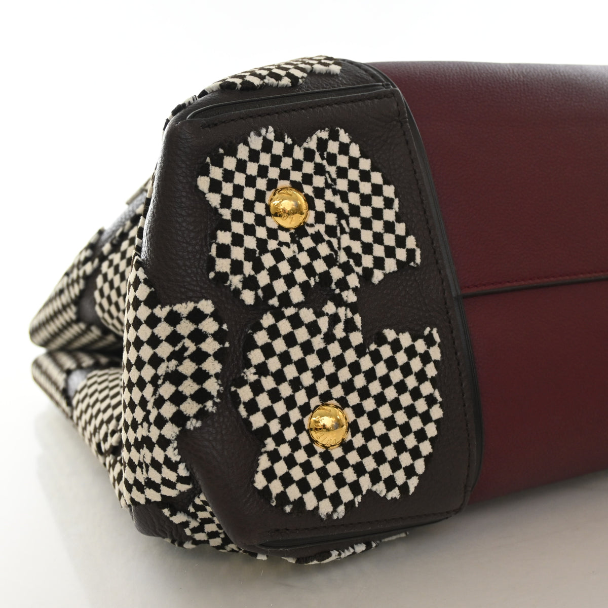 Pre-Owned Louis Vuitton Tote GM Calfskin Prunille, base view