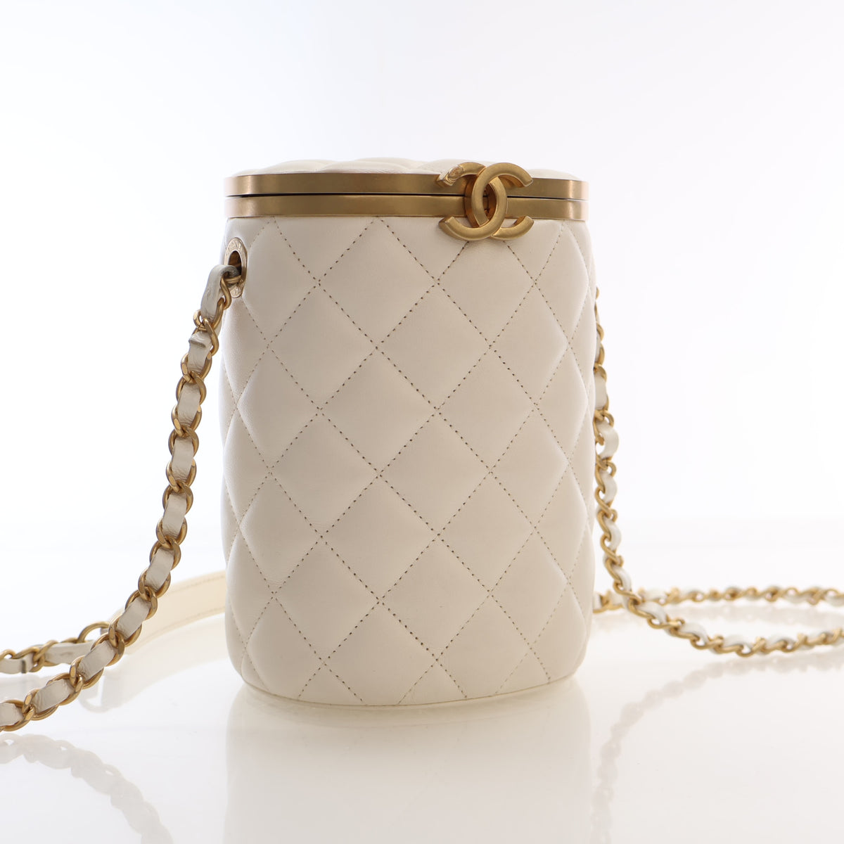 Chanel Small Lambskin Crown Box Bag, photo 2 of 18