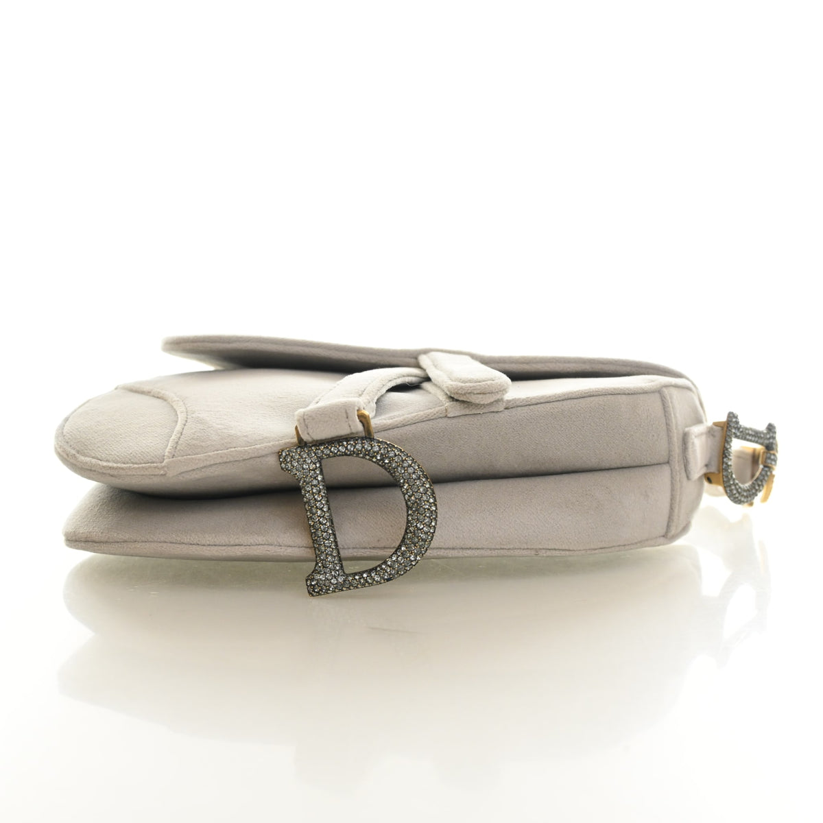 Christian Dior Mini Velvet Saddle Bag, photo 9 of 14