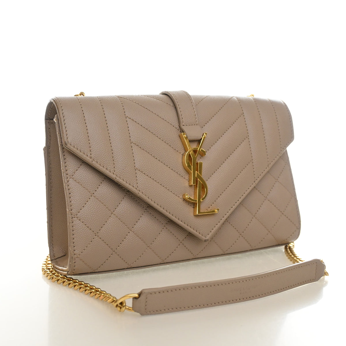 Saint Laurent Small Calfskin Envelope Bag, photo 2 of 17