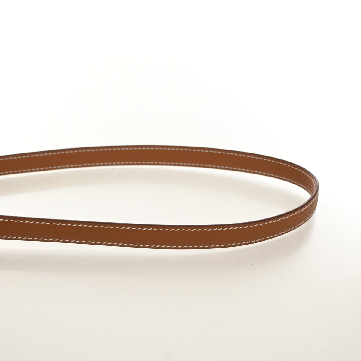 Pre-Owned Hermès Bolide 25 Gold Epsom Leather 1923, strap and chain detail