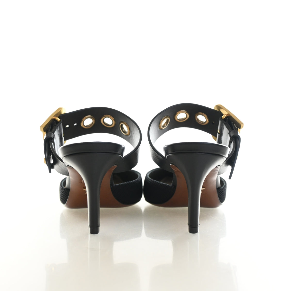 Pre-Owned Christian Dior Sz 36 D-dior Slingback Pumps, back view