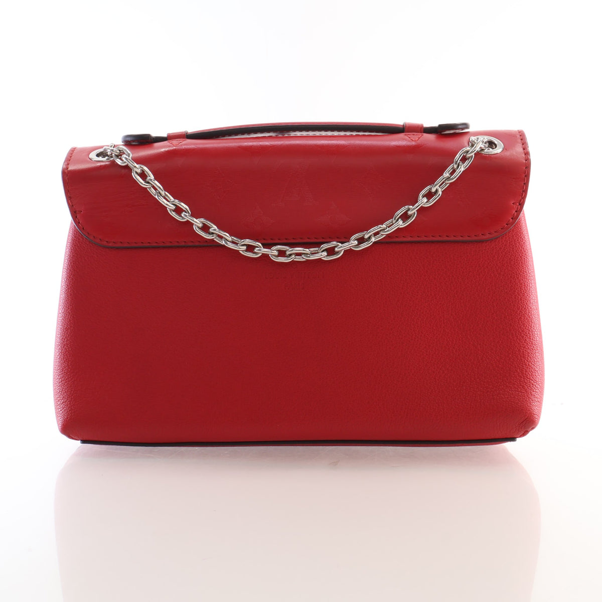 Monogram Cuir Plume Ecume Very Chain Bag Rubis Red, photo 13 of 20