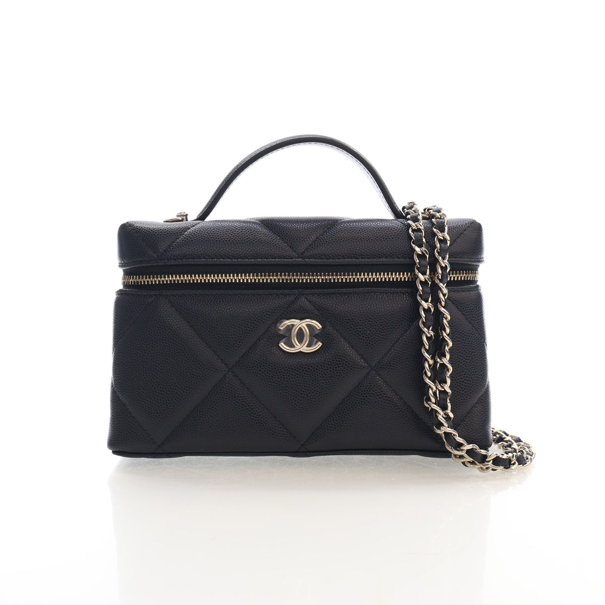 Chanel Caviar Slim Vanity Top Handle With Chain, photo 1 of 16