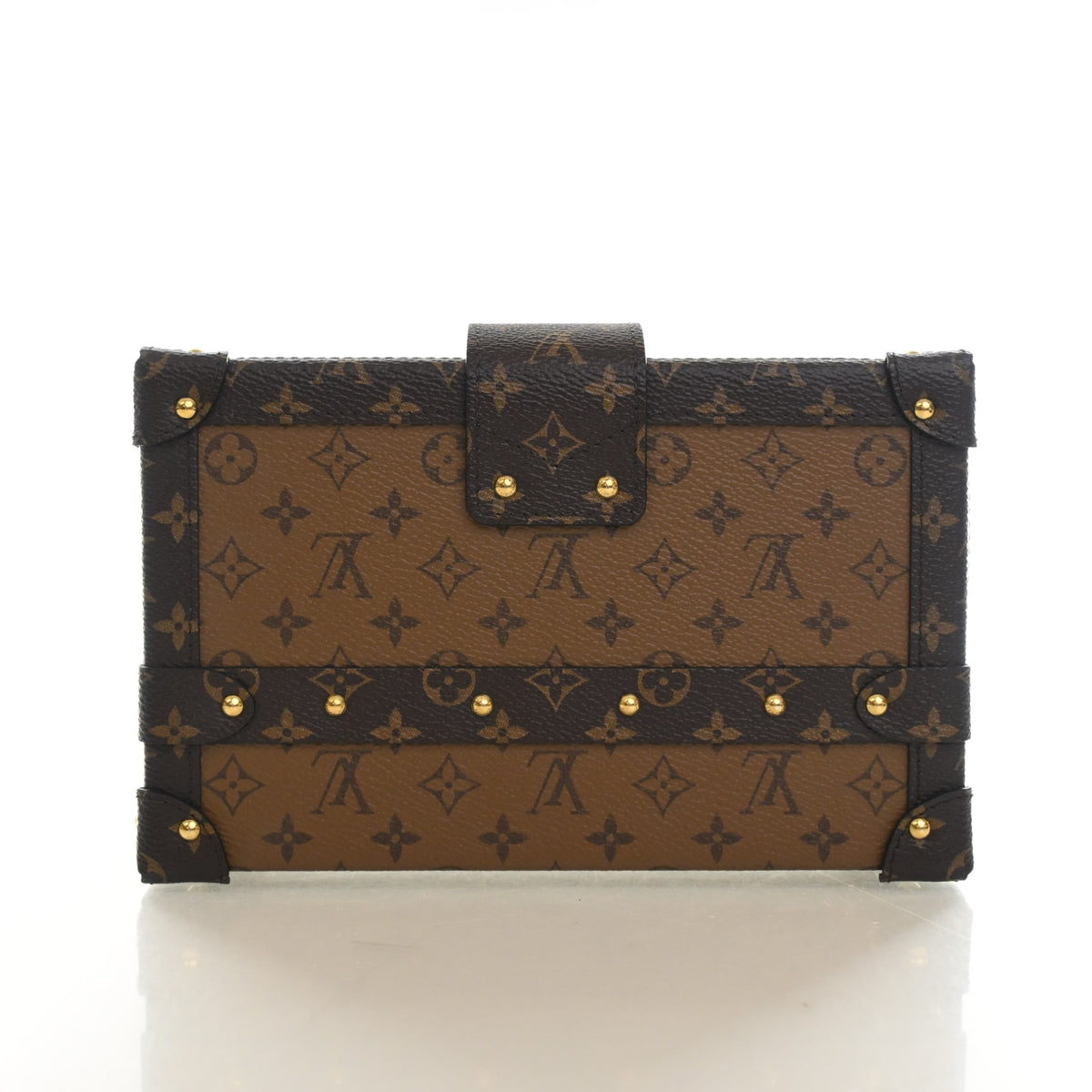 Pre-Owned Louis Vuitton Reverse Monogram Petite Malle, front view, photo 11 of 13