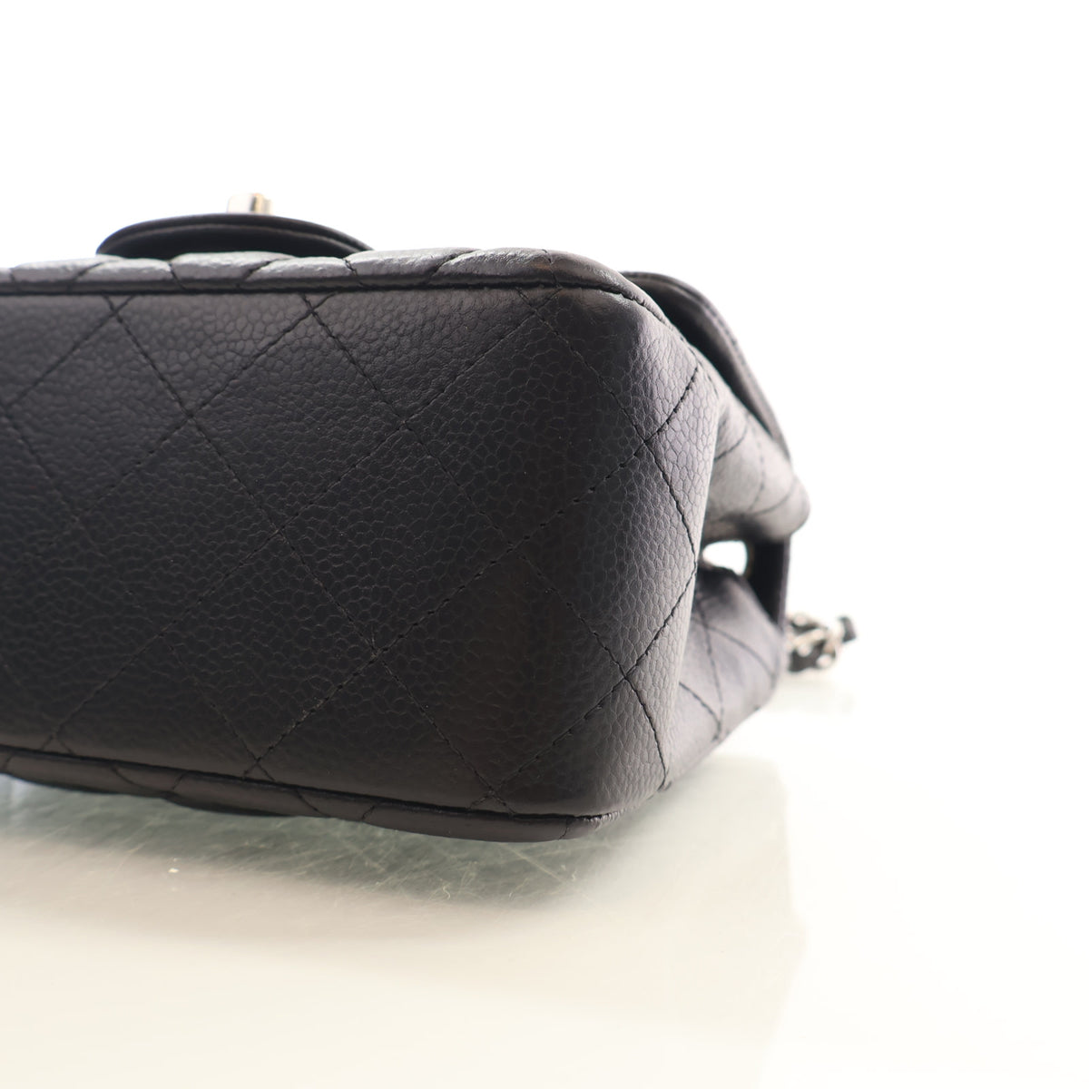 Chanel Mini Caviar Square Classic Flap Bag, photo 8 of 16