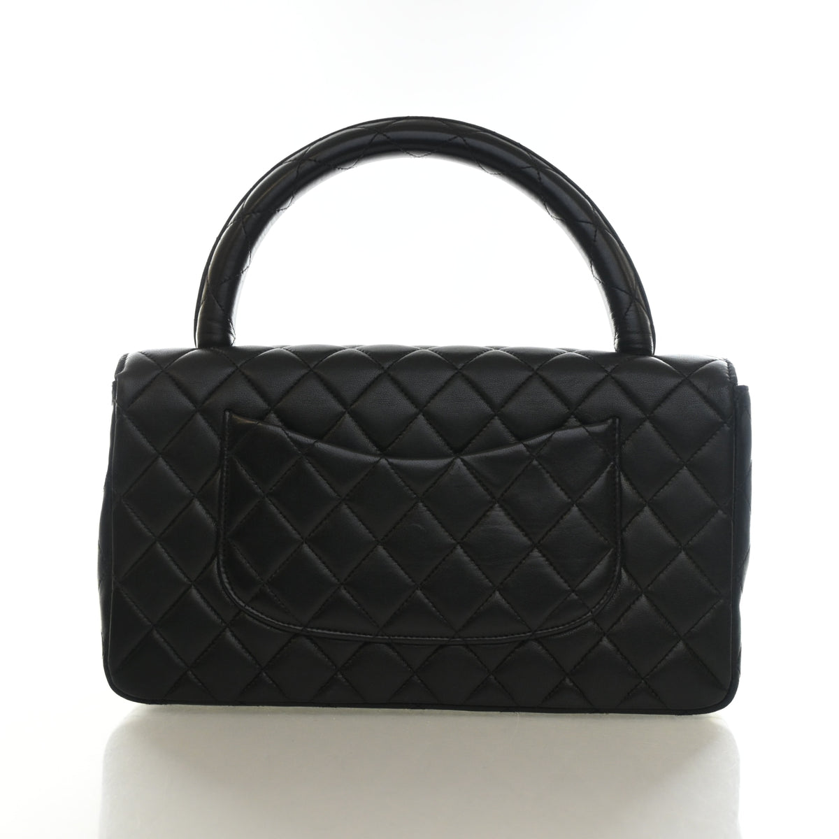 Chanel Vintage Medium Lambskin Rectangular Kelly Top Handle, photo 11 of 22