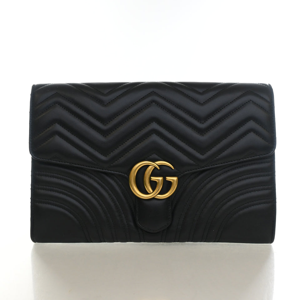 Gucci Large Calfskin Marmont Clutch