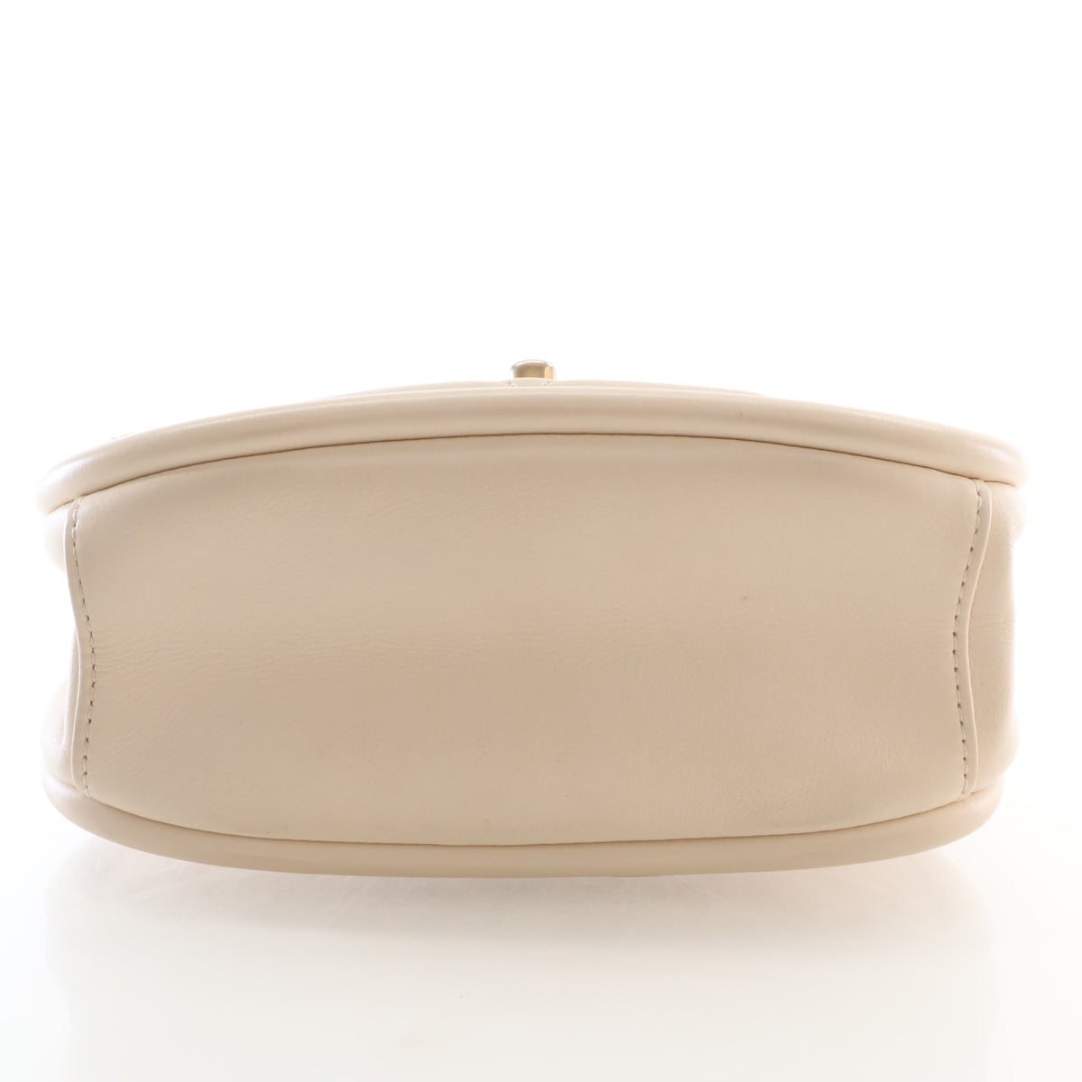 Pre-Owned Chanel Flap Bag Small Lambskin, base and feet view