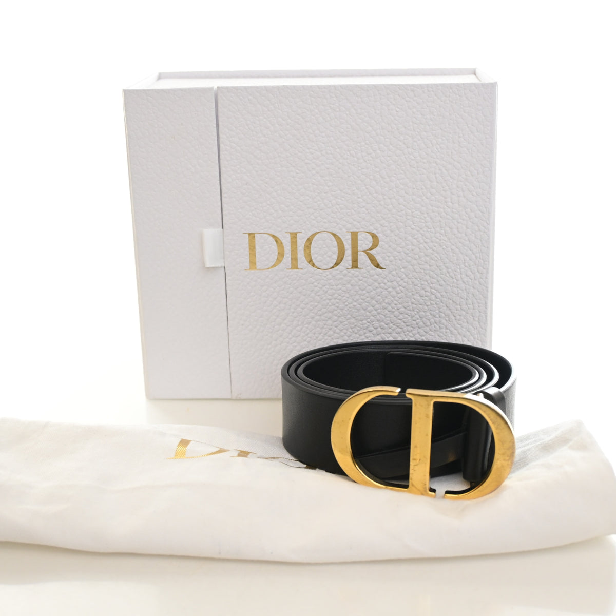 Christian Dior Calfskin CD Belt Sz 90, photo 7 of 7