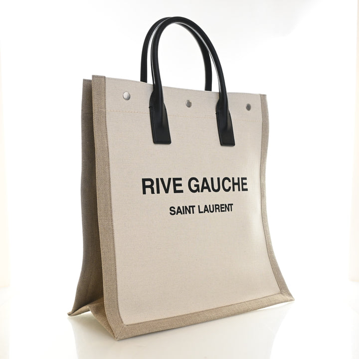 Saint Laurent Mixed Fibers Rive Gauche Tote