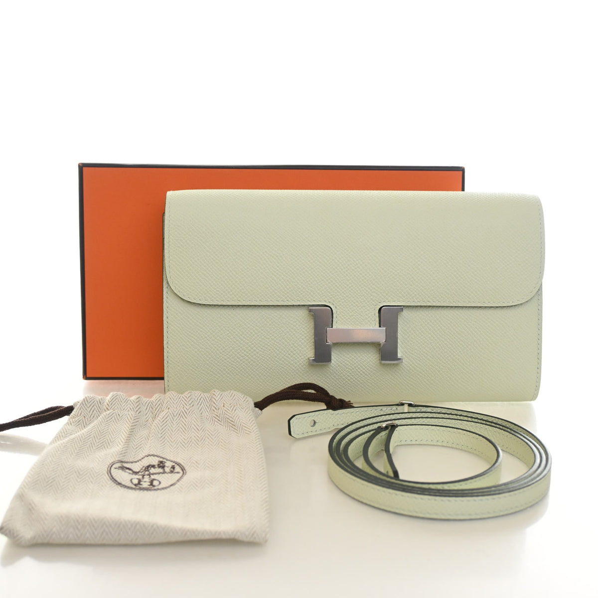 Hermes Vert Fizz Epsom Constance To Go Wallet, photo 13 of 13