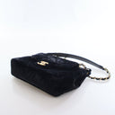 Chanel Small Velvet Wavy CC...