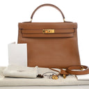 Hermes Vintage Gold Epsom K...