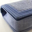 Chanel Large Denim Chevron ...