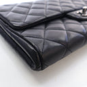 Chanel Large Lambskin Clutc...