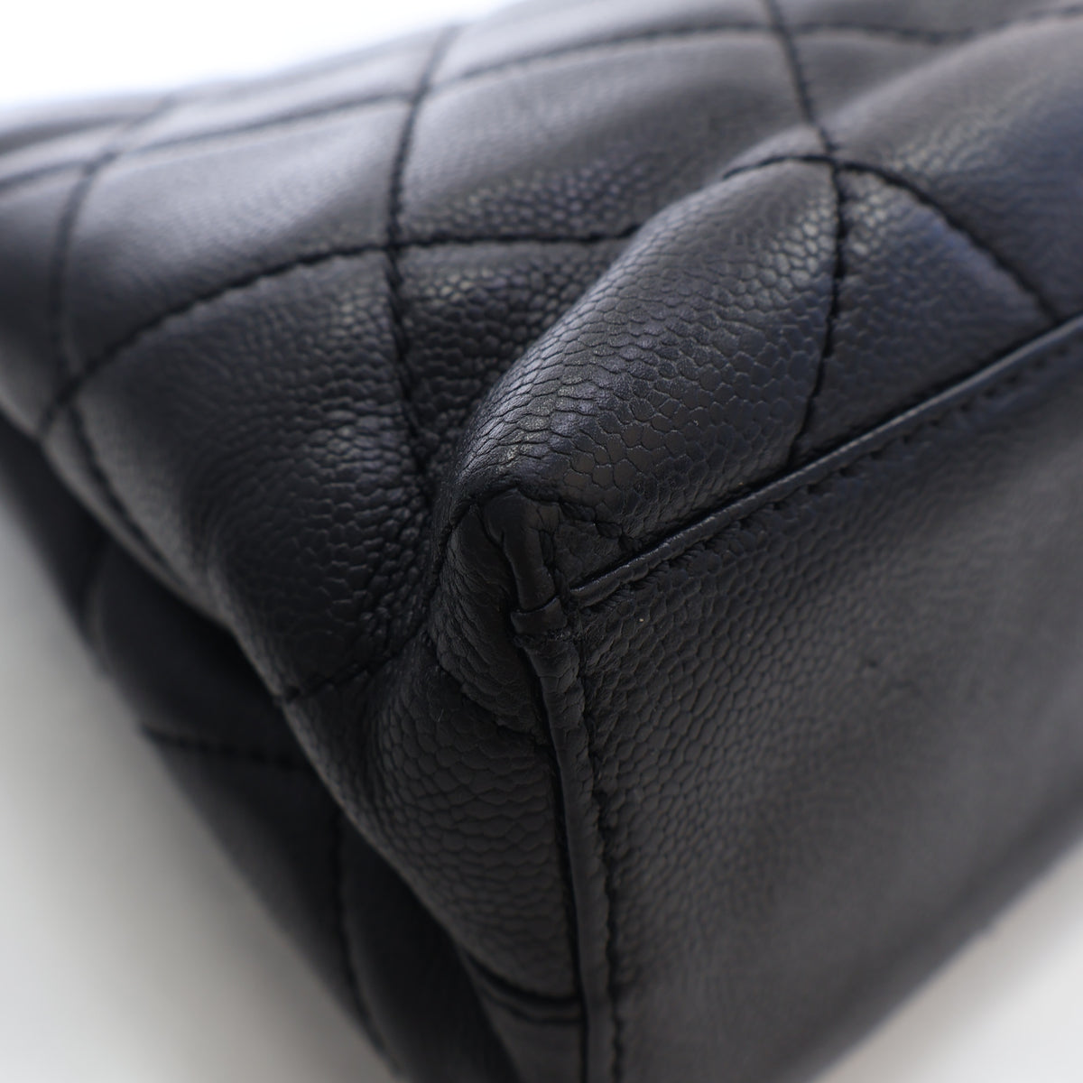 Chanel Vintage Caviar Classic Flap Shopper Tote Bag, photo 12 of 18