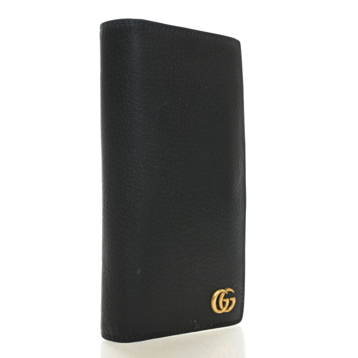 Pre-Owned Gucci Marmont Calfskin Long Wallet, front view