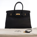 Hermes Vintage Noir Togo Bi...