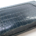 Hermes Bleu Covert Alligato...