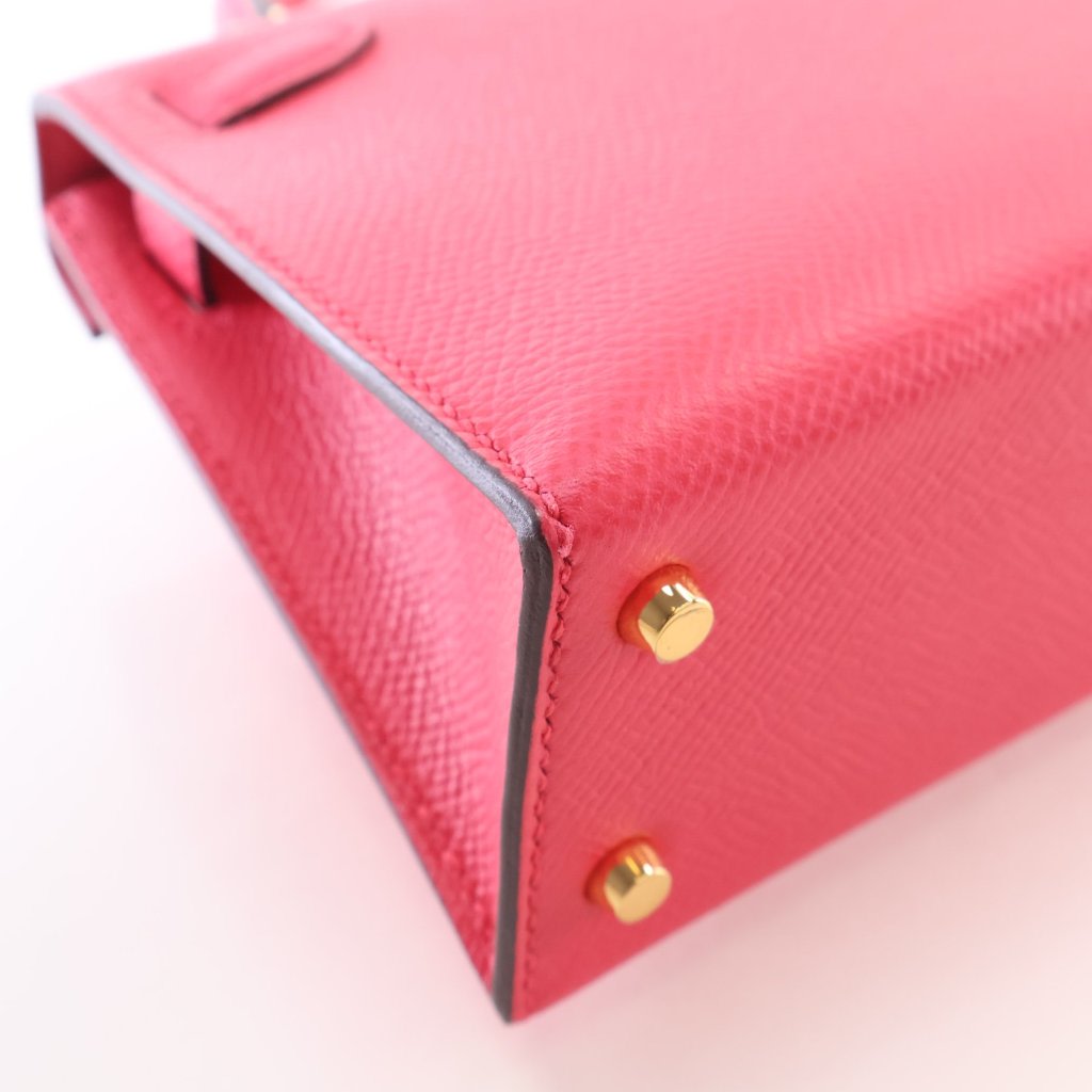 Hermes Rose Extreme Epsom Mini Kelly, photo 13 of 17