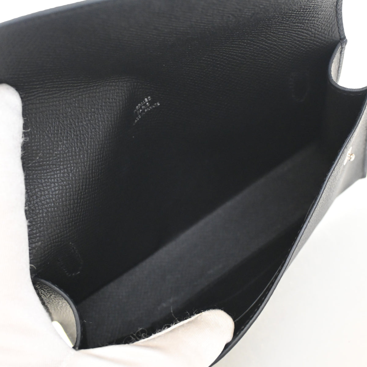 Hermes Noir Epsom Hermesnap Wallet, photo 11 of 12