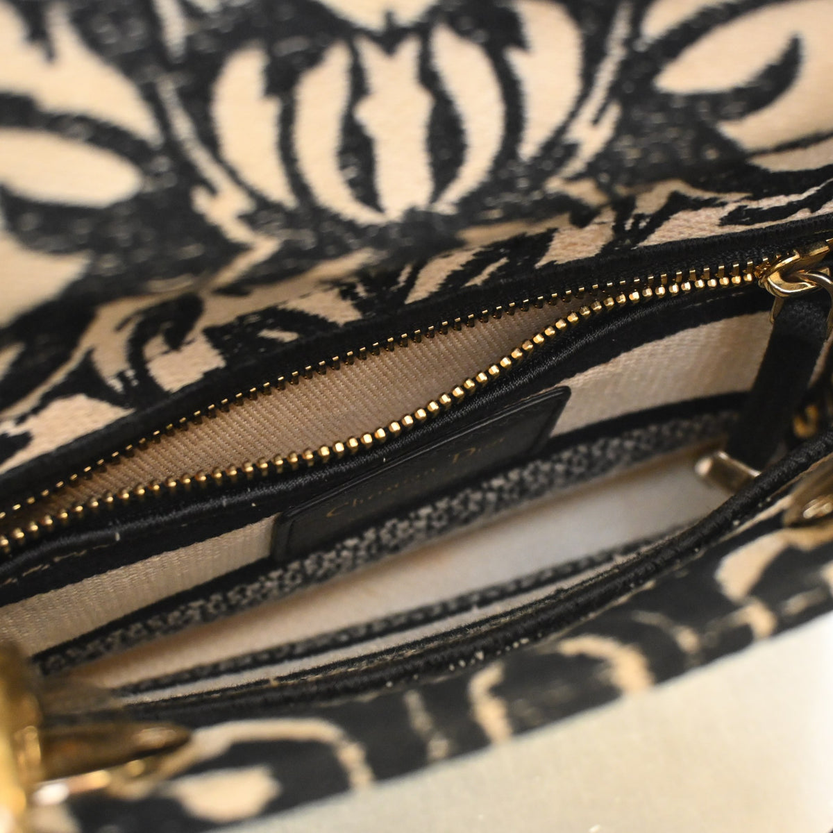 Christian Dior Mini Embroidered Canvas Lady D-Lite, photo 13 of 17