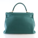 Hermes Malachite Togo Kelly 35