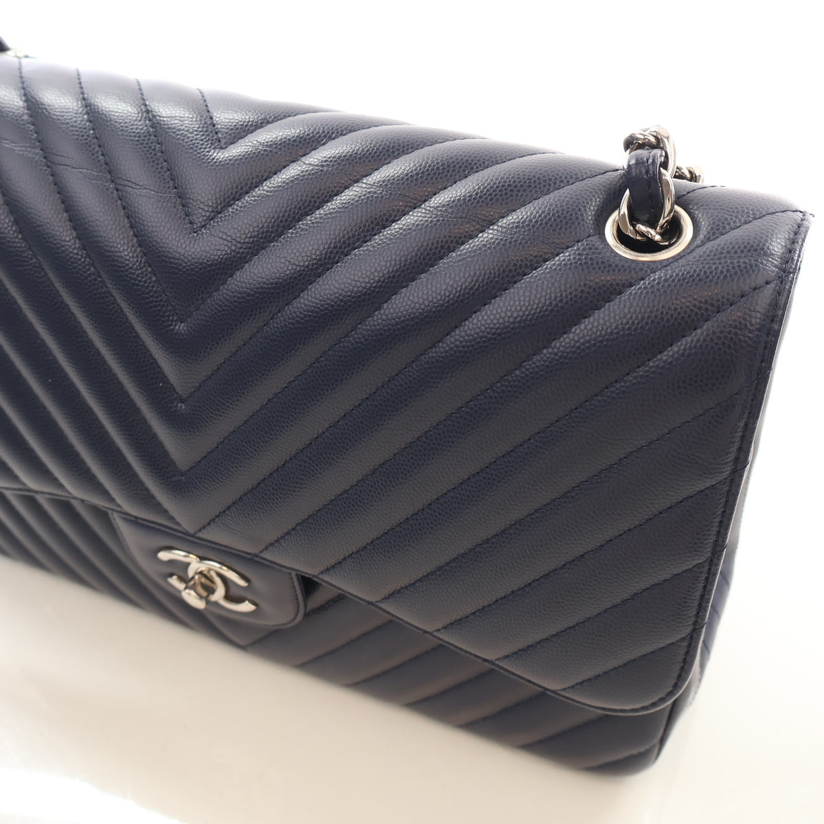 Chanel Jumbo Caviar Double Flap Bag, photo 18 of 20
