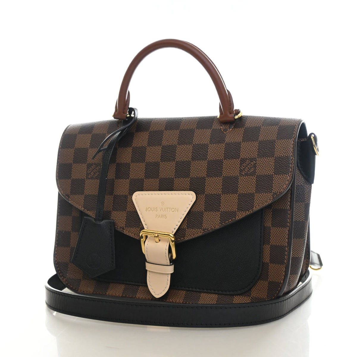 Pre-Owned Louis Vuitton Damier Ebene Beaumarchais, front view