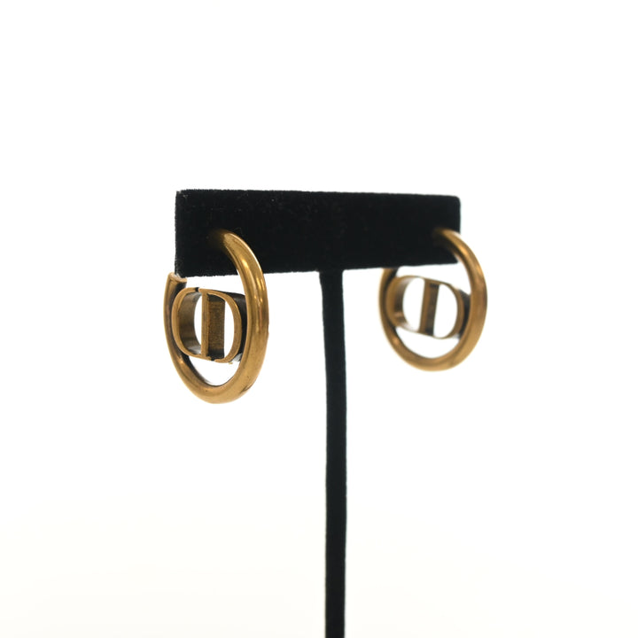 Christian Dior 30 Montaigne Hoop Earrings